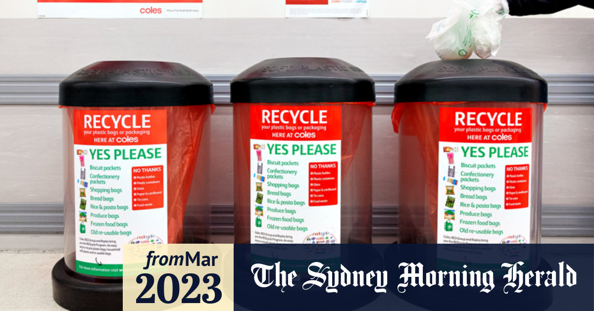 Coles sales recycle bags